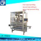 Container Dia60mm 2 Heads Powder Filling Packing Machine For Coffee