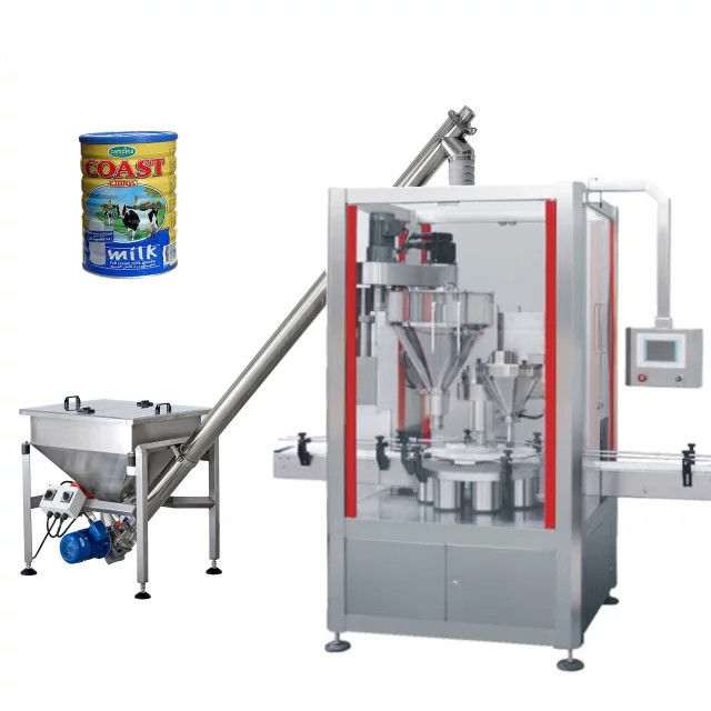 55cans/Min Powder Filling Packing Machine