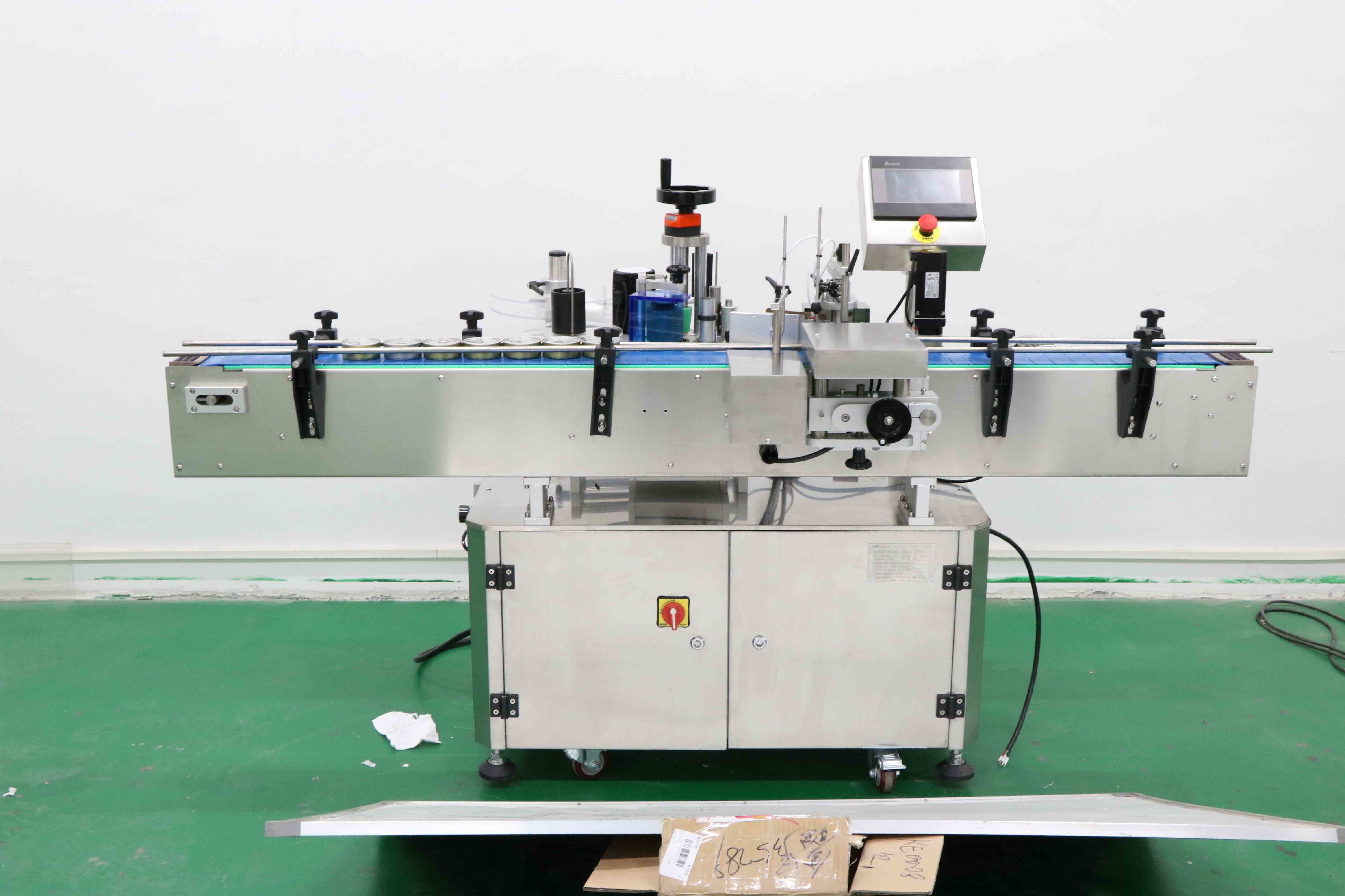 Bottle Dia30mm Automatic Bottle Labeler , 20P/Min Automated Labeling