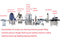 SS304 UV Sterilization Machine , 30cans/Min Uv Light Disinfection Machine