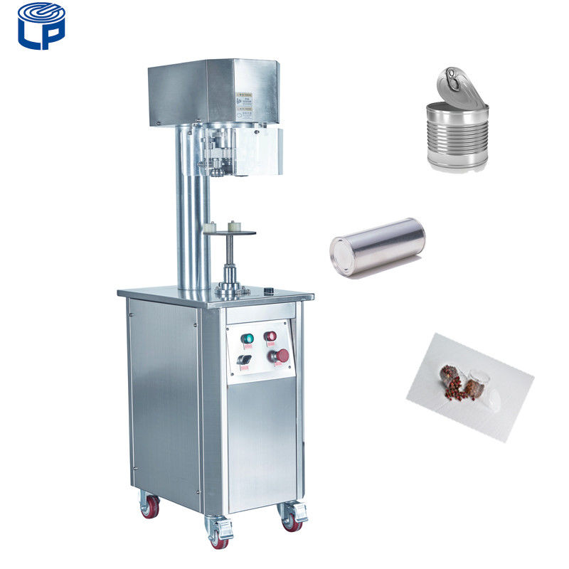 CE 2 Rollers Manual Can Sealing Machine For Beer / Soda Can